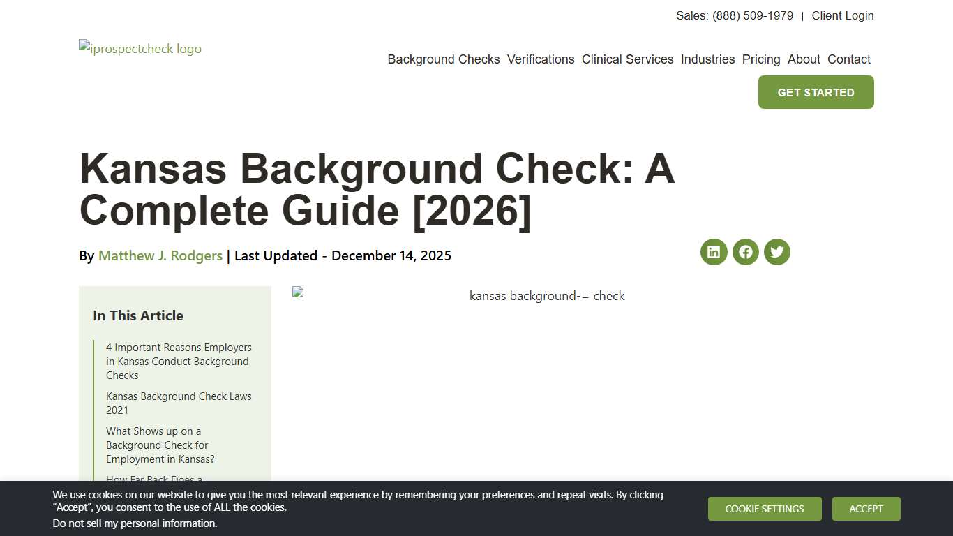 Kansas Background Check: A Complete Guide [2026]