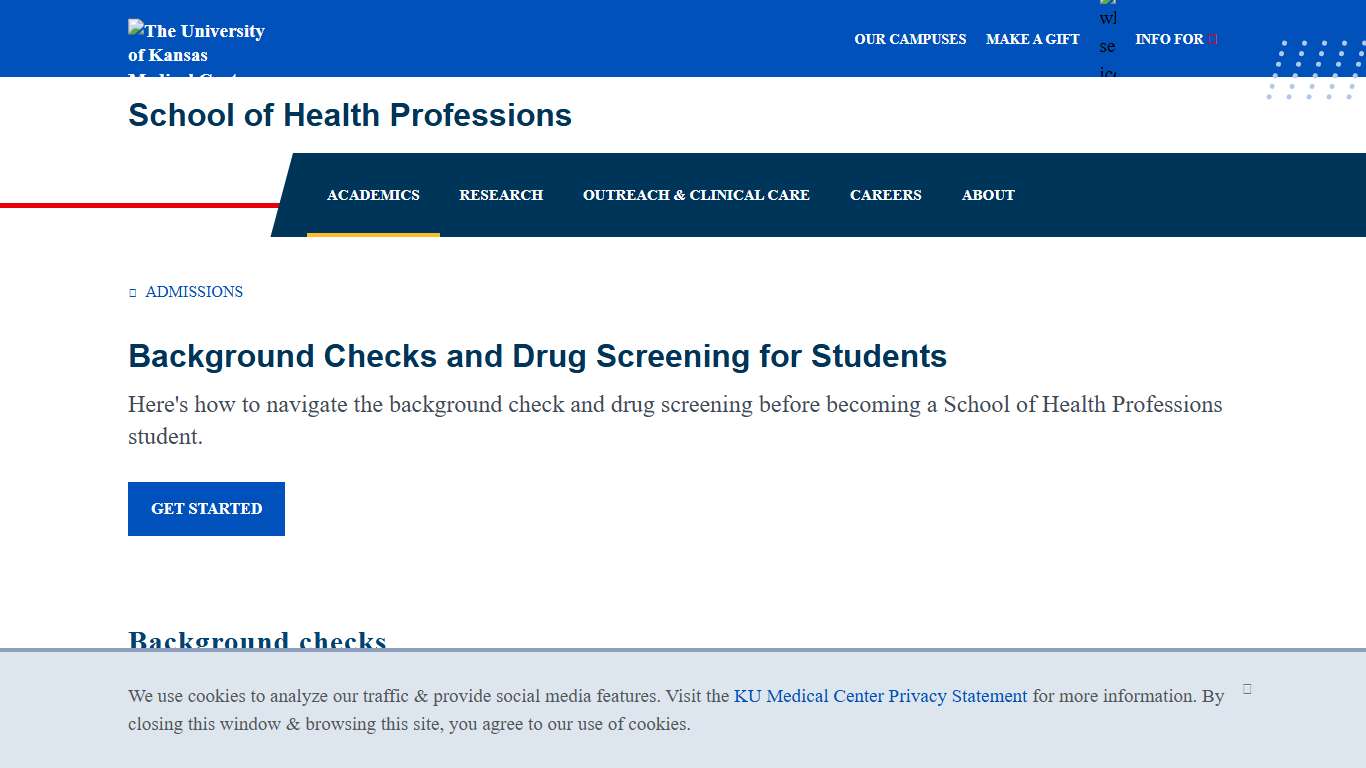 Background Checks and Drug Screening for Students